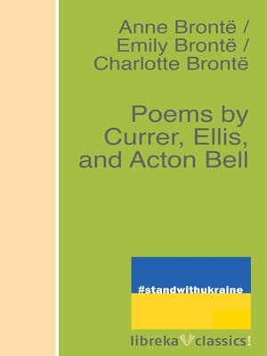 cover image of Poems by Currer, Ellis, and Acton Bell